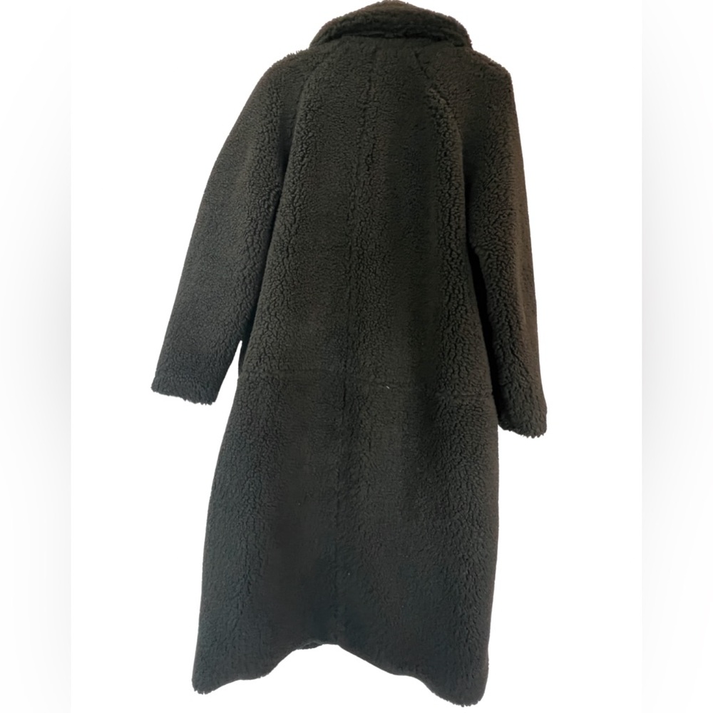 H&M: “Long Pile” / Teddy Coat (Black, Size M) - Picture 3 of 6